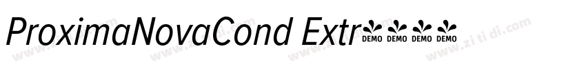 ProximaNovaCond Extr字体转换